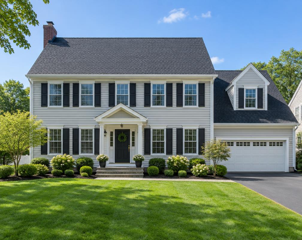 Representative home after a roof replacement